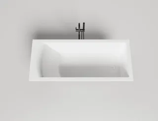 Ванна из искусственного камня Salini Cascata Kit S-Sense 104313GRH 170x75см RAL снаружи